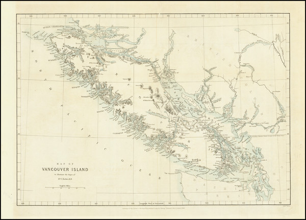 2-Pacific Northwest and British Columbia Map By Royal Geographical Journal