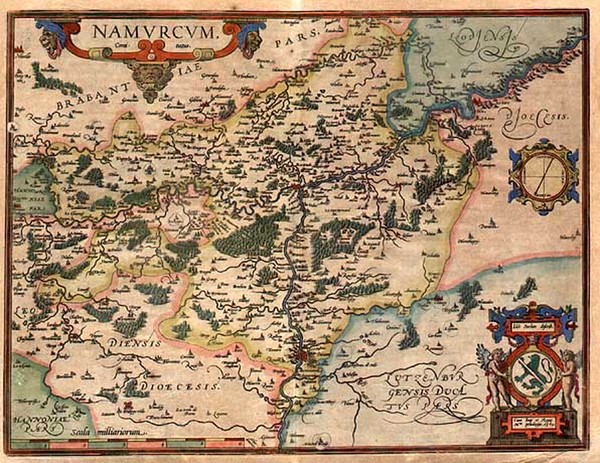 30-Europe and Netherlands Map By Abraham Ortelius