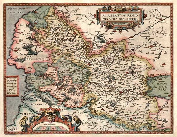 63-Europe and France Map By Abraham Ortelius