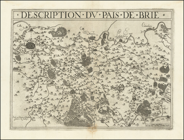 61-Paris and Île-de-France Map By Jean Le Clerc / Damien de Templeux