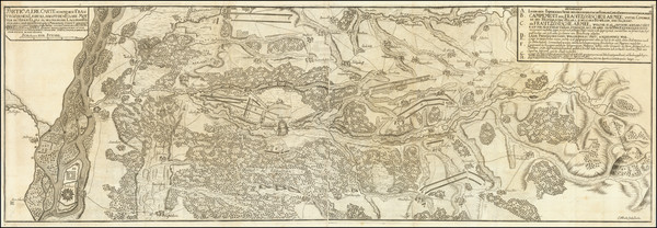 36-Nord et Nord-Est Map By Carl Albrecht / Matthaus Merian