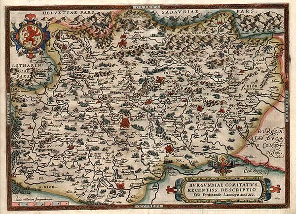 40-Europe and France Map By Abraham Ortelius