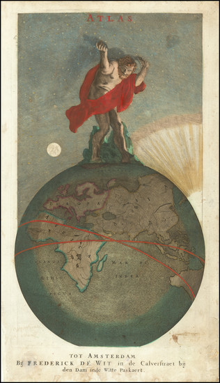 8-World and Title Pages Map By Frederick De Wit