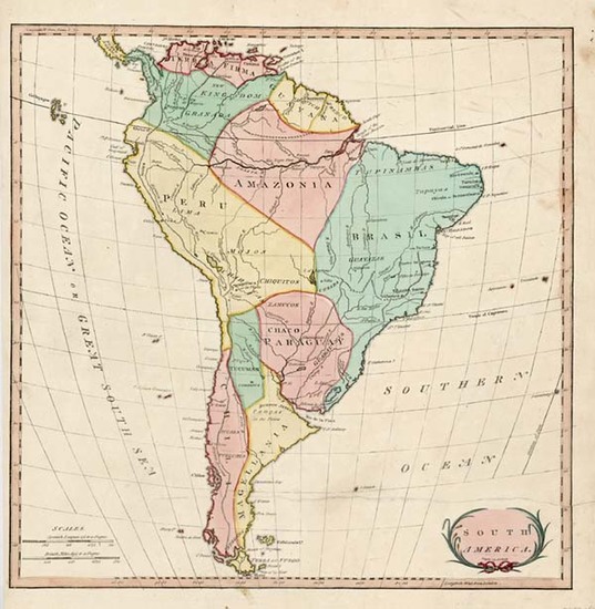 62-South America Map By S.I. Neele