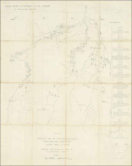 66-Alaska and Geological Map By U.S. Geological Survey