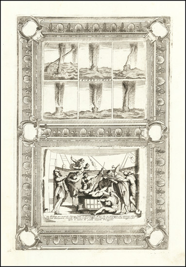 61-Curiosities Map By Vincenzo Maria Coronelli