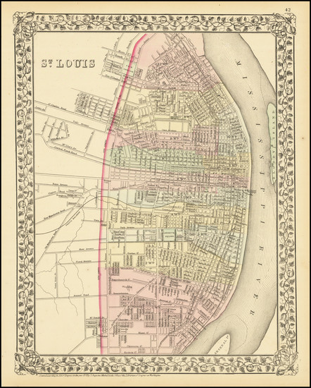 61-Midwest Map By Samuel Augustus Mitchell Jr.