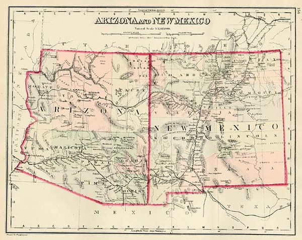 11-Southwest Map By O.W. Gray