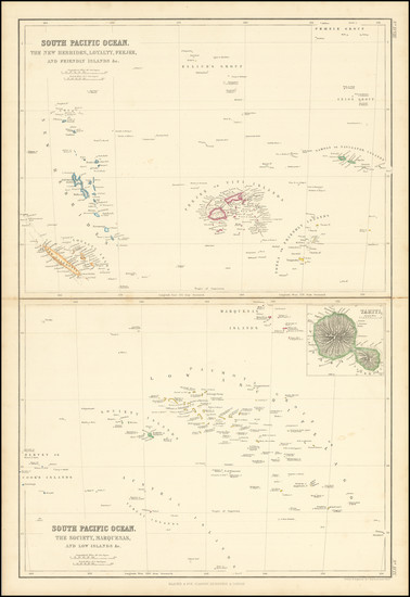 96-Oceania Map By Blackie & Son / J. Bartholomew