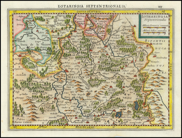 26-Nord et Nord-Est and Mitteldeutschland Map By Petrus Kaerius