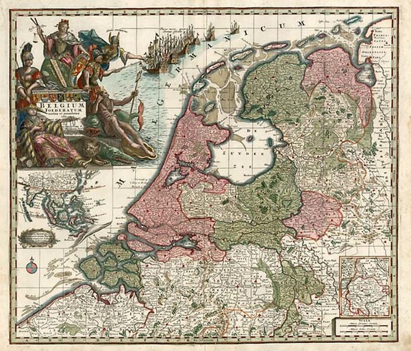 1-Europe, Netherlands, Asia and Southeast Asia Map By Matthaus Seutter