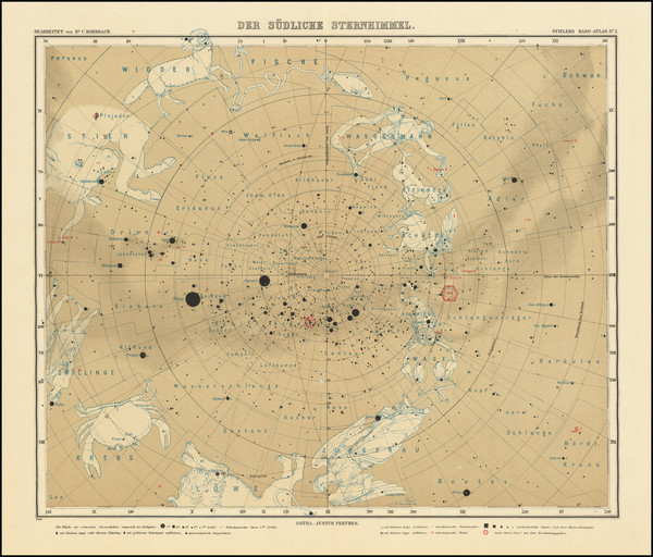 59-Celestial Maps Map By Carl Rohrbach