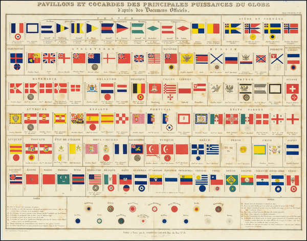 35-Curiosities Map By J. Andriveau-Goujon