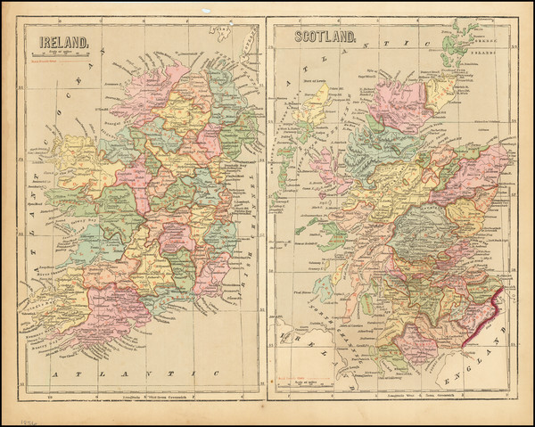 86-Scotland and Ireland Map By Charles Morse