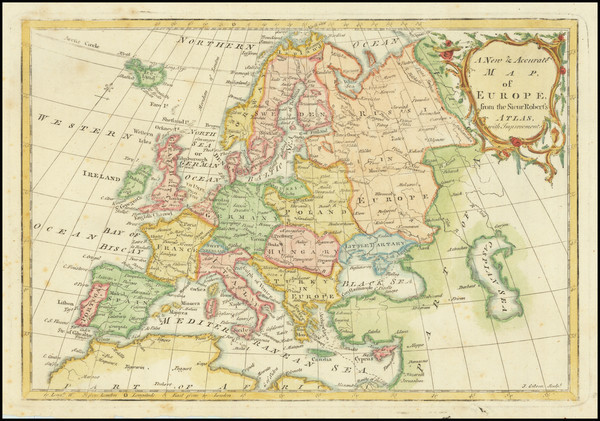 89-Europe Map By John Gibson