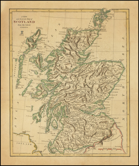 55-Scotland Map By Anonymous