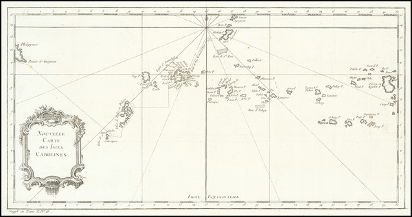 67-Other Pacific Islands Map By Jacques Nicolas Bellin