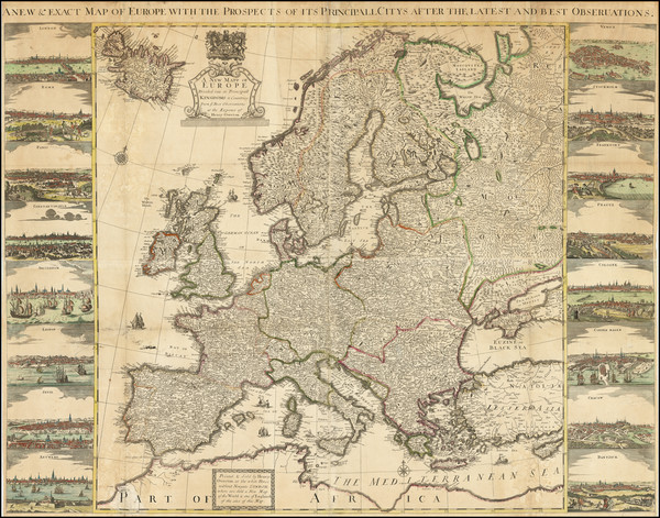 46-Europe Map By Henry Overton