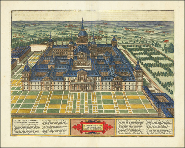 27-Spain Map By Abraham Ortelius / Johannes Baptista Vrients