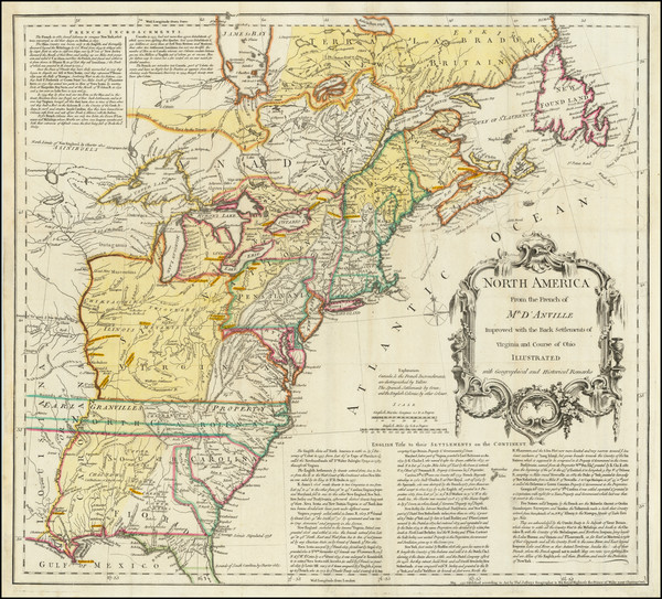 22-United States Map By Thomas Jefferys