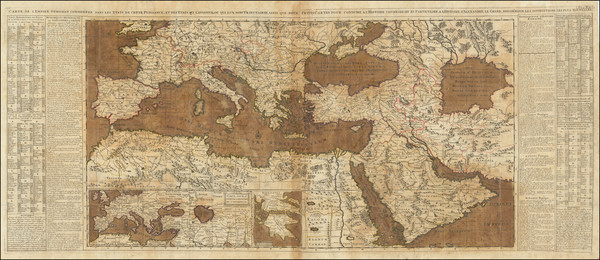 1-Europe, Mediterranean, Middle East and North Africa Map By Henri Chatelain