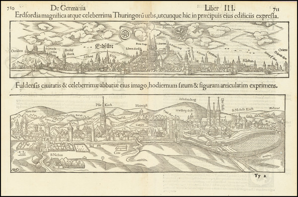 14-Mitteldeutschland Map By Sebastian Munster