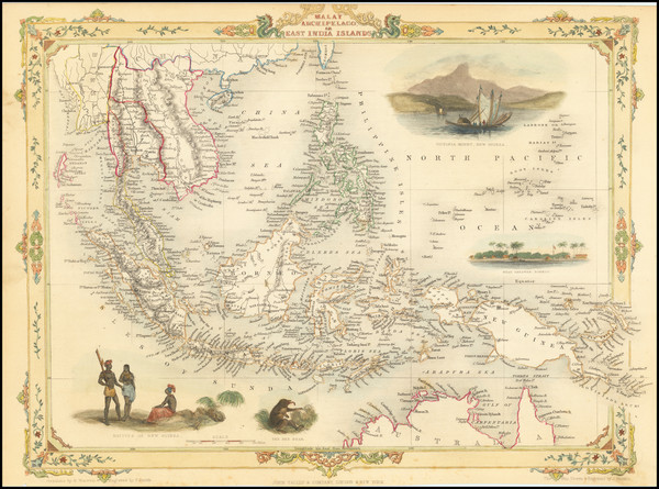 54-Southeast Asia, Philippines, Indonesia, Malaysia and Thailand, Cambodia, Vietnam Map By John Ta