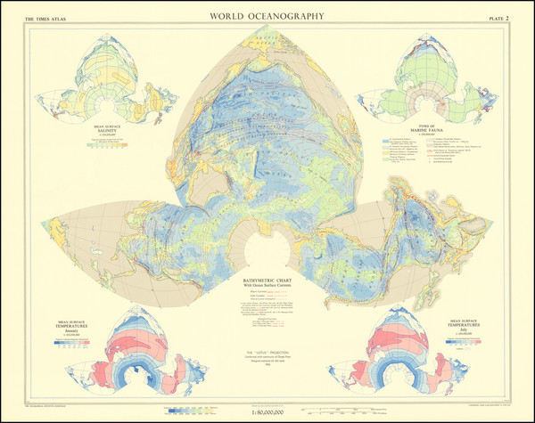 99-World and Curiosities Map By John Bartholomew