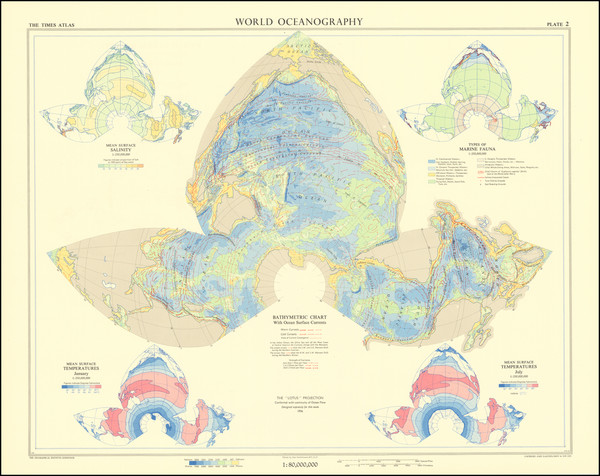 14-World and Curiosities Map By John Bartholomew