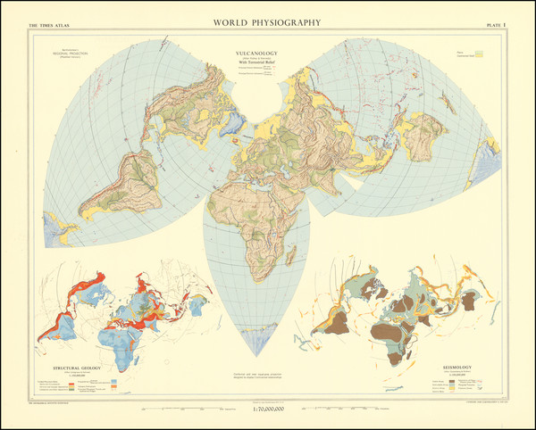 43-World Map By The Times / John Bartholomew