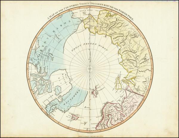 83-Northern Hemisphere and Polar Maps Map By S.I. Neele