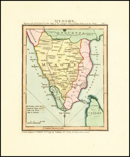 32-India Map By John Luffman