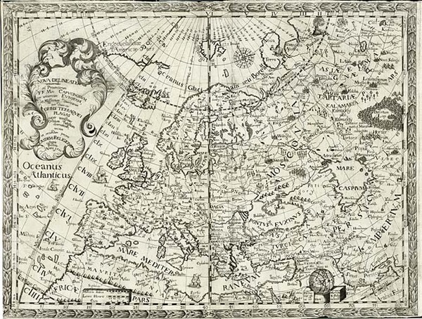 89-Europe, Europe, Asia and Central Asia & Caucasus Map By Johannes A. Montecalerio