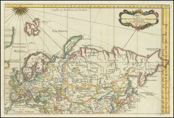 92-Europe and Asia Map By Niels Hansen Moller