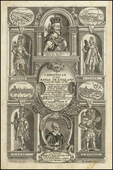 52-England and Title Pages Map By William Isaac Marshall