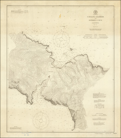 92-California Map By U.S. Coast & Geodetic Survey