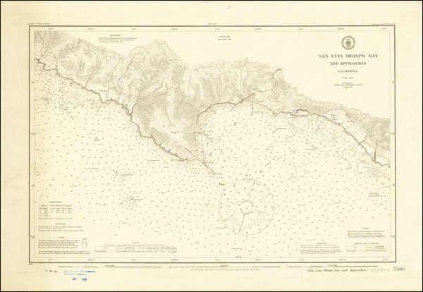 86-California and Other California Cities Map By U.S. Coast & Geodetic Survey