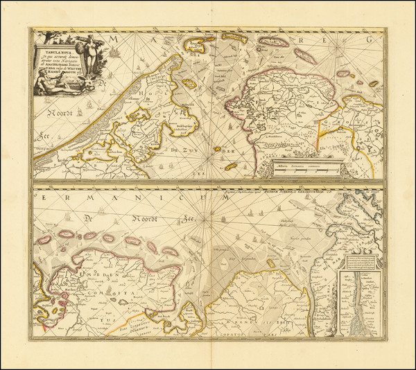 84-Netherlands and Norddeutschland Map By Valk & Schenk