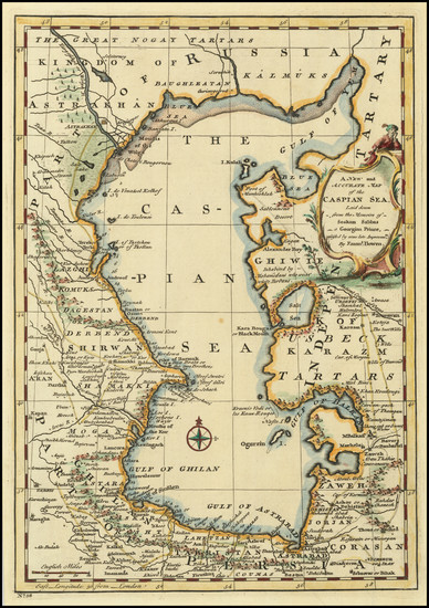 0-Central Asia & Caucasus Map By Emanuel Bowen