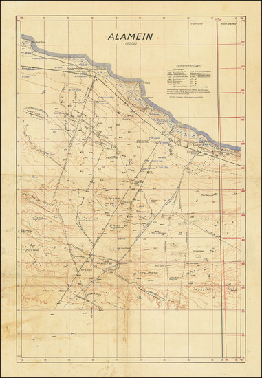 82-North Africa and World War II Map By Anonymous