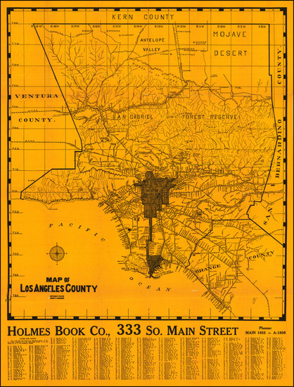 75-Los Angeles Map By James P. Chadwick
