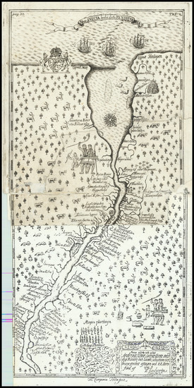 40-Pennsylvania and Delaware Map By Pehr Lindhestrom