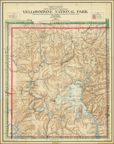 60-Wyoming Map By General Land Office