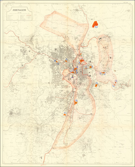 89-Jerusalem Map By Survey of Palestine