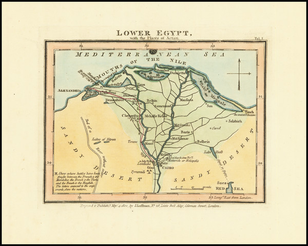 59-Egypt Map By John Luffman