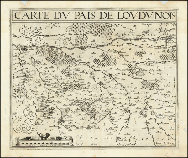 100-Centre et Pays de la Loire Map By Jean Le Clerc