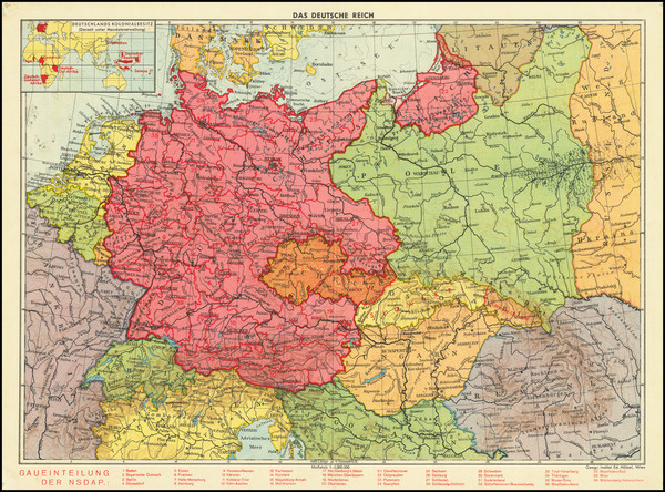 52-World War II and Germany Map By Edward Holzel