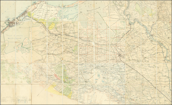 56-Egypt Map By Egyptian Department of Survey and Mines