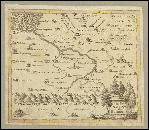 18-Curiosities Map By J. Hesse