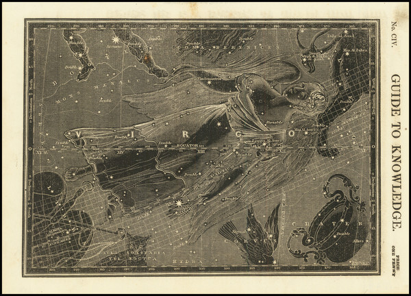 62-Celestial Maps Map By William Pinnock